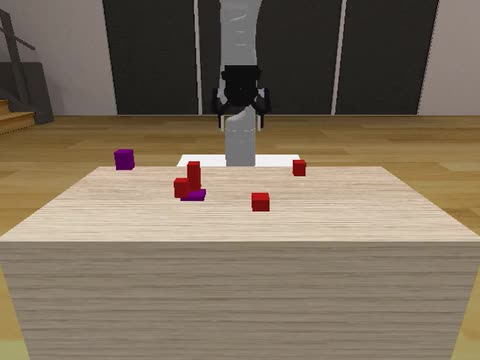Obstruction task with four obstacles